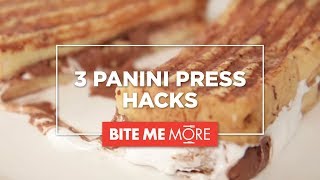 COOKING TIPS Panini Press Hacks [upl. by Nywroc]