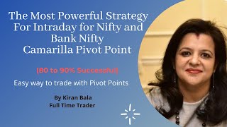 The Most Powerful Strategy For Intraday for Nifty and Bank Nifty  Camarilla Pivot Point [upl. by Dicks728]