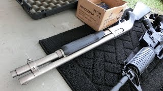 実弾射撃 レミントン M870 散弾銃 Remington M870 Shotgun [upl. by Duff]