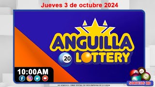 Anguilla Lottery en VIVO 📺  Jueves 3 de octubre 2024  1000 AM [upl. by Hun]