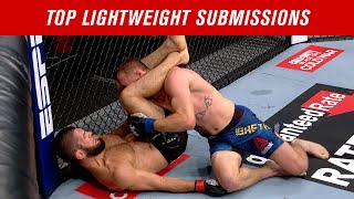 Top 10 Lightweight Submissions in UFC History [upl. by Aniale]