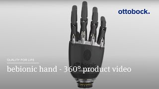 bebionic hand  360° product video  Ottobock [upl. by Yrocej]