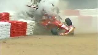 Jacques Villeneuves Crash At The 1998 Belgium Grand Prix Qualifying [upl. by Bille]