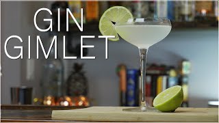 Gin Gimlet Cocktail Recipe  Easy Gin Drink [upl. by Ahsikcin874]