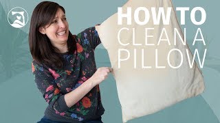 How To Clean Your Pillow  Its Easy [upl. by Eednarb546]