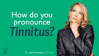 How do you pronounce tinnitus [upl. by Lattie482]