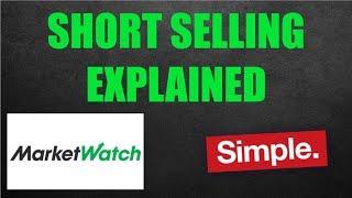 MarketWatch Stock Game Short Selling Explained For Beginners [upl. by Frodin]