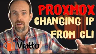 Changing Proxmox IP from CLI [upl. by Madel]