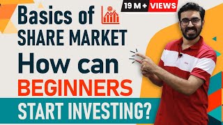 Stock Market For Beginners  How can Beginners Start Investing in Share Market  Hindi [upl. by Marsland]