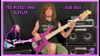 The Winery Dogs  Elevate Bass Solo [upl. by Ahseinet]