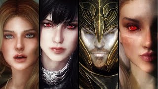 Skyrim  Top 5 Best Mods for Beautiful Characters [upl. by Wojak]