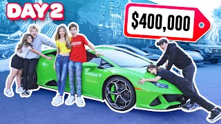 LAST TO LEAVE Wins A NEW LAMBORGHINI CHALLENGE COUPLES CHALLENGE🚗  Sawyer Sharbino [upl. by Sivram]