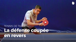 Comment faire une défense revers avec Mathieu Combe  Tennis de Table [upl. by Fridell461]