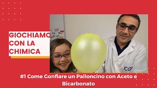 Come Gonfiare un Palloncino con Aceto e Bicarbonato LIVE 1 [upl. by Bellis990]