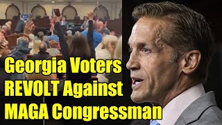 Crowd EXPLODES at MAGA Congressman [upl. by Eesyak]