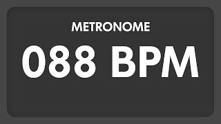 88 BPM  Metronome [upl. by Hay]