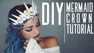 DIY MERMAID CROWN  Tutorial [upl. by Andrien]