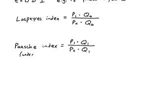 Laspeyres vs Paasche [upl. by Enotna806]