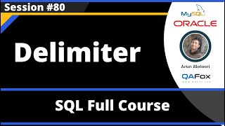 SQL  Part 80  Delimiter [upl. by Lleddaw826]