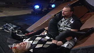 Bubba Ray Dudley Powerbombs Mae Young Off The Stage Through A Table [upl. by Schriever]