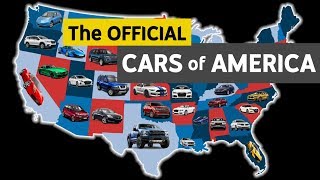 Most Popular Cars In Every US State [upl. by Naimaj]