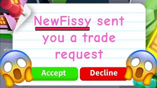 NEWFISSY TRADED ME RobloxAdopt Me FadedPlayz [upl. by Barthel772]