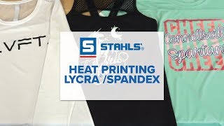 Heat Printing Lycra®Spandex [upl. by Notlem40]