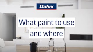 What paint to use and where  Dulux [upl. by Laeno]