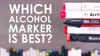 WHICH ALCOHOL MARKER IS BEST  Testing 10 Brands of Markers [upl. by Imre]