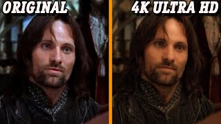 The Lord of The Rings Trilogy 4K Ultra HD vs Original  Graphics Comparison  2020 [upl. by Sower715]