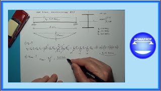 TRAVE DI ACCIAIO IPE  VERIFICA FLESSIONE MSL 246 [upl. by Eytteb]