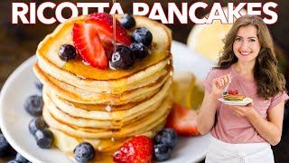 Fluffy Ricotta Pancakes Recipe  Easy Breakfast Recipe [upl. by Gipsy]