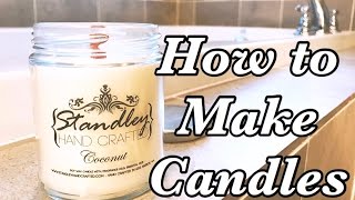 How to make scented candles  Candle making basics 101 [upl. by Guillemette]