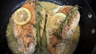 Lemon Garlic Rosemary Chicken Breast cooked Sous Vide [upl. by Olette]