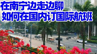 即将结束旅居中国半年 在南宁边走边聊如何在国内网站购买国际机票中国飞加拿大国际机票国际航班机票购买机票国外机票 [upl. by Anaik201]