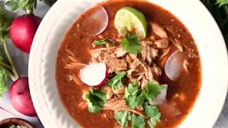 Mexican Slow Cooker Chicken Posole [upl. by Wiggins937]