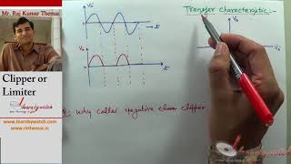 Clipper in Diode  Hindi Urdu  Electronics Engineering by Raj Kumar Thenua [upl. by Yewed]