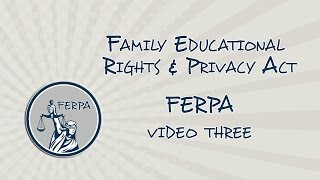 FERPA training video 3 [upl. by Shakti]