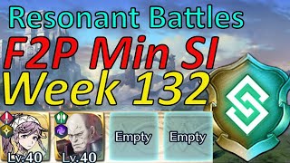 Resonant Battles Week 132 Guide F2P Min SI easy Harmonic inclusion FEH [upl. by Oberstone359]