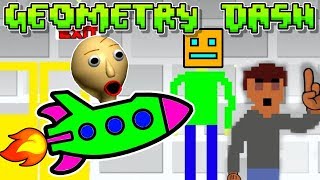 BALDIS BASICS IN GEOMETRY DASH  Geometry Dash Gameplay [upl. by Early]