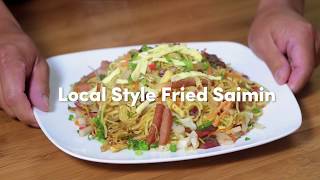 How to Make Local Style Fried Saimin [upl. by Burris401]