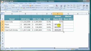 How To Calculate Market Share in Excel [upl. by Sundberg]