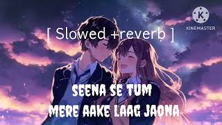 seena se tum mere aake laag jaona   Slowed reverb  song [upl. by Laud]