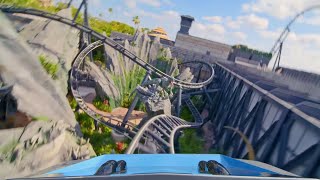 Velocicoaster front seat onride POV Universal Studios Islands of Adventure [upl. by Boonie962]