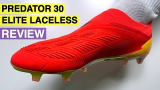 The BEST version  Adidas Predator 24 Elite Laceless  Review  On Feet [upl. by Ihsorih]