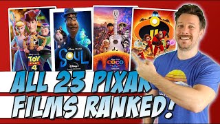 All 23 Pixar Films Ranked Featuring Soul [upl. by Hernando919]