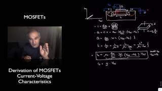 MOSFET Derivation of the CurrentVoltage Characteristics [upl. by Auoz858]