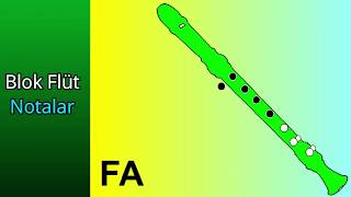 Blok Flüt Notalar [upl. by Mcnelly722]
