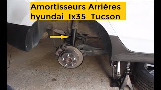 Hyundai IX35 Changement Amortisseurs Arrières [upl. by Oecile]