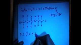 Hexane C6H14 Lewis Dot Structure [upl. by Onez]